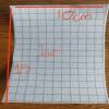 Washable Sashiko Transfers | Stitching Grid | Removable Visible Mending Transfers