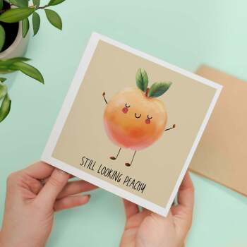 Anniversay Card For Her Still Looking Peachy Anniversary Card For Girlfriend Husband Anniversary Card Cute Anniversay Card
