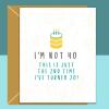 Funny 40th Birthday Card - Personalised inside if required - For Him or For Her - Perfect greetings card for someone turning 40 years old - Blank inside - Regular - Matte