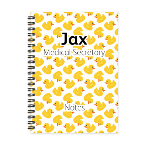 Personalised A5 Notebook - Rubber Duck