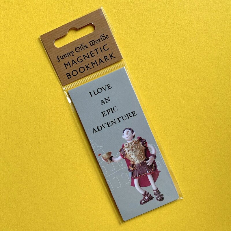 Roman magnetic bookmark