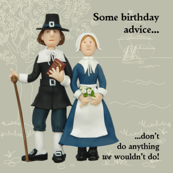 Birthday Advice Funny Olde Worlde Birthday Card Erica Sturla Greeting Cards