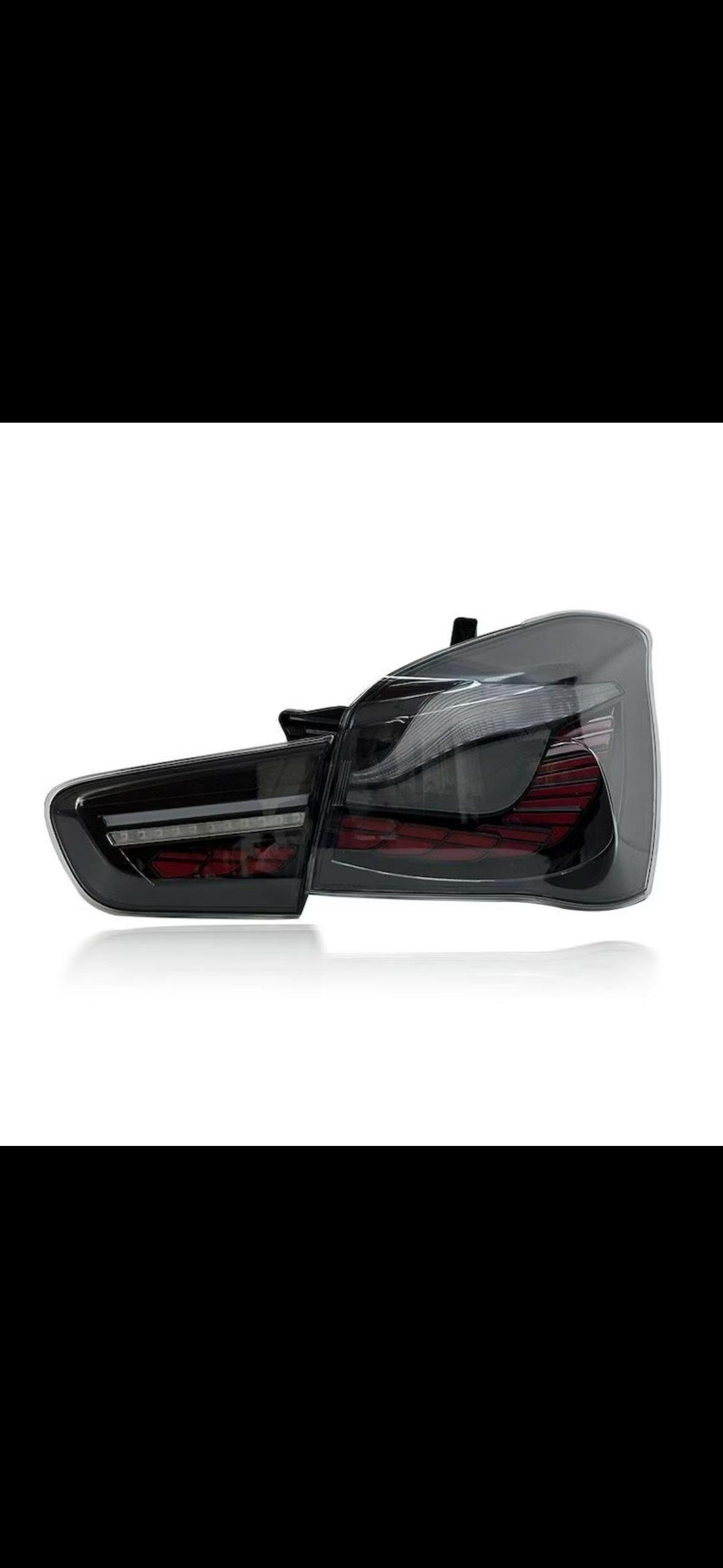BMW 1 Series F20/F21 LCI (2015–2019) GTS Style OLED Tail Lights – Smoked & Red | Plug & Play, Sequential Indicators M140i M135i - SMOKED