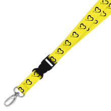 Double Breakaway Lanyard - Classic Yellow - Heart Stethoscope
