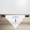 Happy Father's Day Best Dad Ever Tie Design Dog/Puppy Bandana - Small - 12x17cm (Strap: 25cm - 40cm)