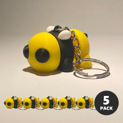 Baby Bee Keyring Pack (x5)