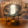 Vintage brass No 55 camping cooker - converted to electric - Made in England