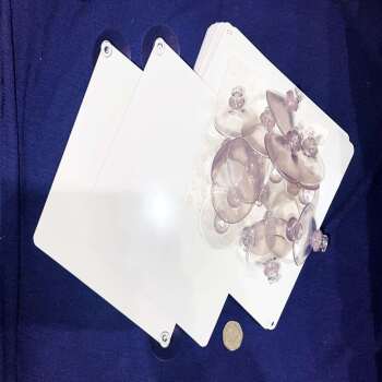 Baby on Board sublimation aluminium blanks - white 0.5mm pack of 20