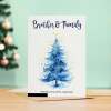 Christmas Card For Brother and Family Card Xmas Card for Brother Christmas Card for Loved One Brother Family Card Christmas Tree Card - Large (5x7) / Blank Message