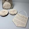 IVF IUI Milestone Discs / Handmade Wooden IVF Journey Markers /Encouraging & Hopeful Gift - Milestone Discs Only