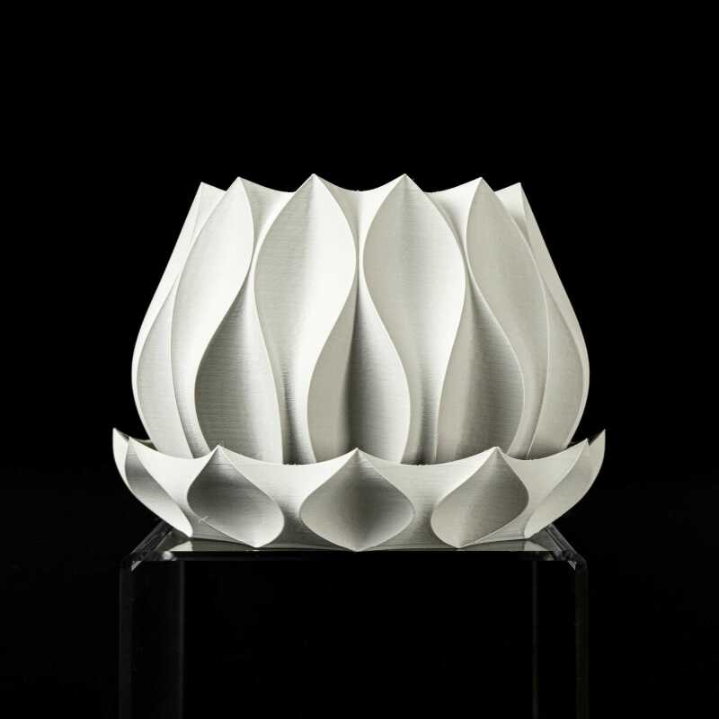 Abyssal Planter Pot 02 - Matte Dark Green