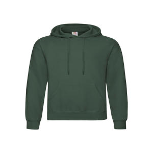 Personalised Fruit of the Loom Overhead Hoodie - Bottle Green - S