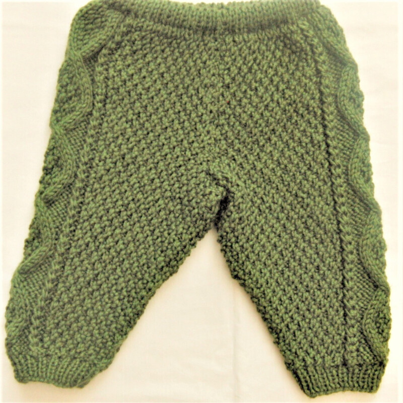Baby's Hand Knitted 4 Piece Pram Suit - Age 0 - 3 mths - Chest 16 ins -  £27.50