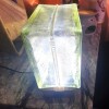 Vintage Architectural Retro Glass Block lamp