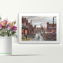 Industrial Manchester - A4 Print - Mounted