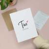 Two Year Anniversary Card For Husband 2 Year Anniversary Card Boyfriend or Girlfriend Wedding Anniversary Card For Wife - Large (5x7) / Blank Message
