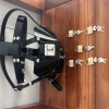 Lockable silicone bondage hood