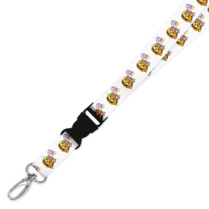 Double Breakaway Lanyard - Pumpkin with Sweets