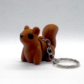 Baby Squirrel Keyring Pack