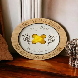 Personalised mums are like buttons plaque, Mam, nan, mothers day gift, gift for her, rustic gift button gift