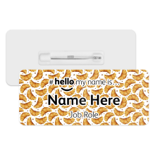 #hello my name is... Name Badge - Mini Croissants