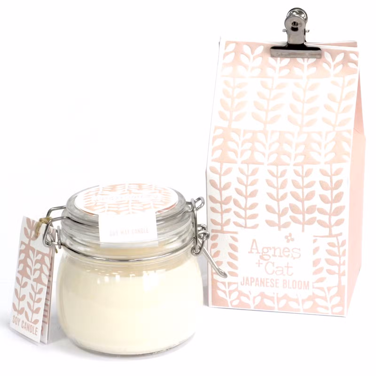 Japanese Bloom Soy Candle &ndash; Kilner Jar