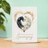 Anniversary Card For Couple Wedding Anniversary Card For Son and Daughter-In-Law Anniversary Card For Daughter and Son-In-Law Fox Love Heart - Large (5x7) / Blank Message