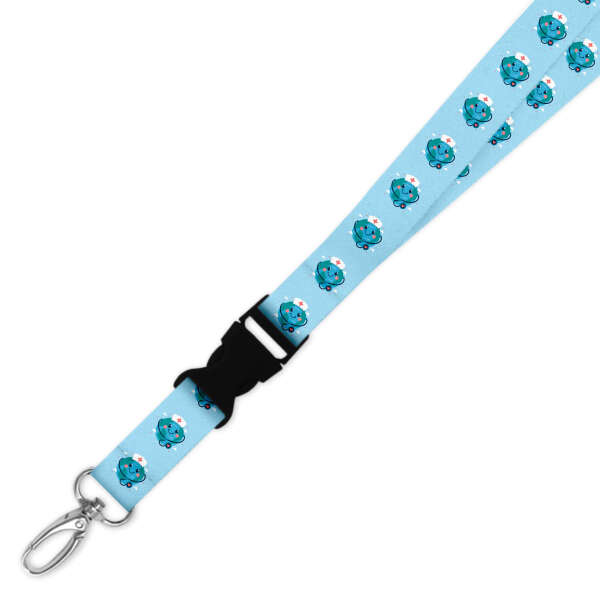 Double Breakaway Lanyard - Nurse Globe