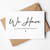We Have a Little Surprise for You Pregnancy Reveal Cards - A6 - 4.1" x 5.8"