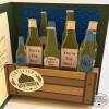 Quench Your Thirst with a Handcrafted Beer Crate Pop Up Card