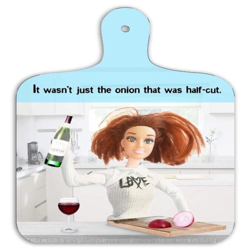 Fun Chopping Board | Trollied Dollies | Kitchen Gift |