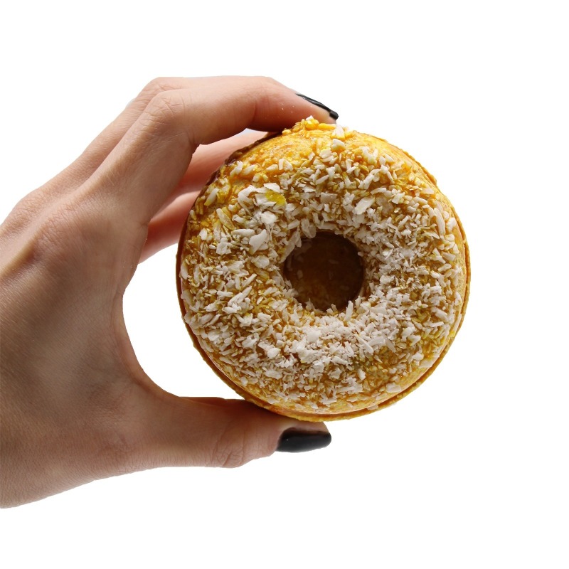 Cinnamon & Vanilla Donut Bath Bomb