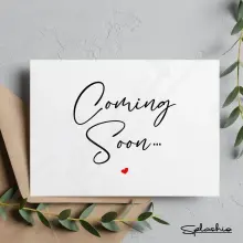 Pregnancy Announcement Card - Coming Soon...