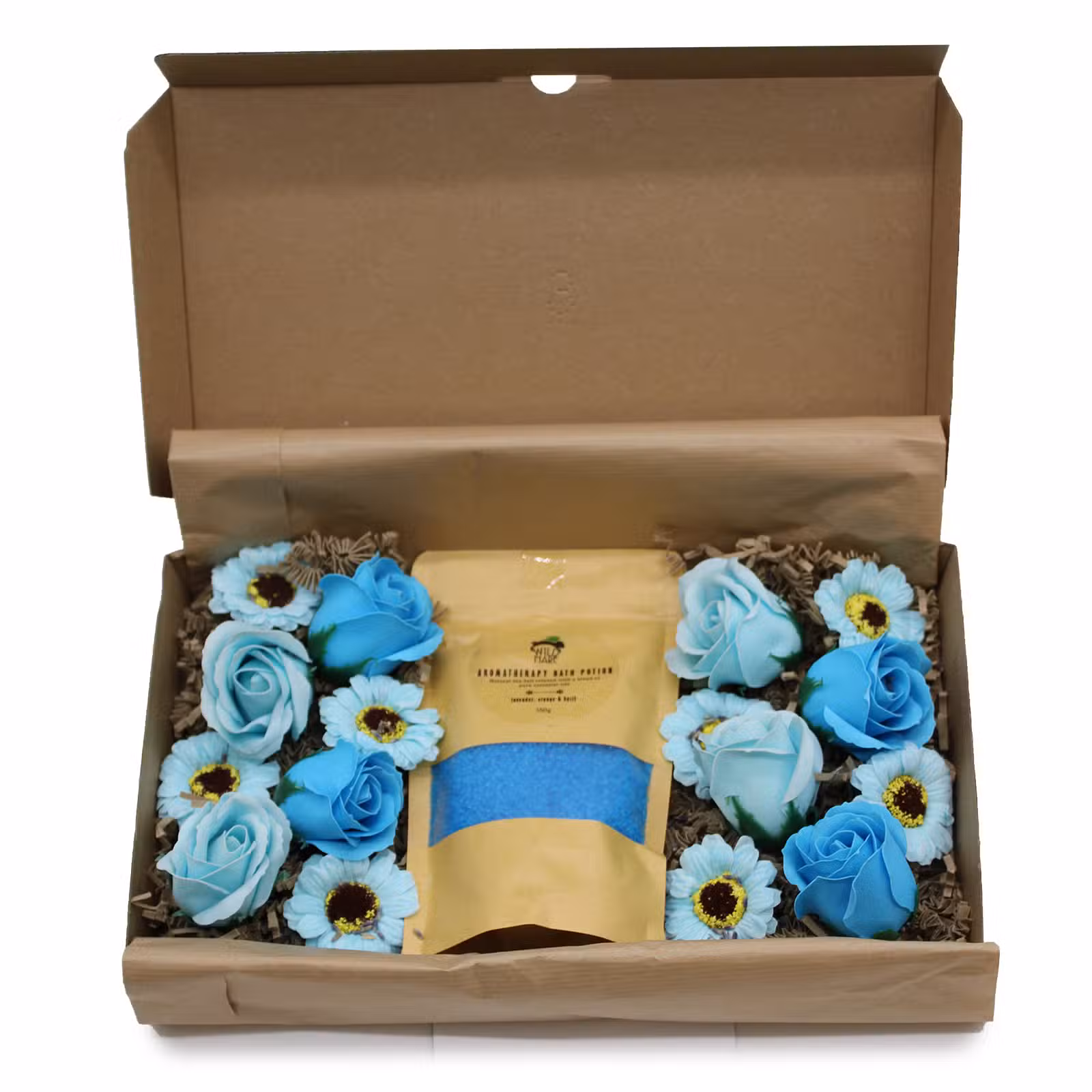 Bath Salt & Soap Flowers Set - Total Unwind