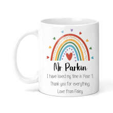 Personalised Teacher Ceramic Mug - Thank You For Everything