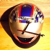 Union Jack  Fog City Motorcycle Helmet clock
