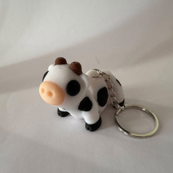 Cow Keyring