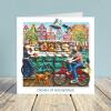 Amsterdam Art Card - Canals of Amsterdam - Polymer Clay Art by Erica Sturla - Travel Card UK