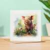 Notelet Card of a Pig For Anyone Any Occasion Card For Her or For Him Card For Birthday or Easter Card Thank You Card - Square (5.5x5.5) / Blank Inside