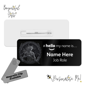 Name Badge - Mystical Zodiac Sign Hello My Name is... - Sagittarius