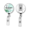 ID badge reel Personalised Metal ID Reel - Winter Trees