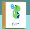 Personalised Birthday Card for any age - 1st, 2nd, 3rd, 4th, 5th - For nephew, grandson, son, brother, or any one else - Customised Card. - Blank inside - Regular - Matte