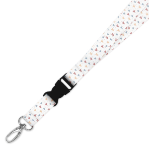 Double Breakaway Lanyard - Polka Dot Hearts
