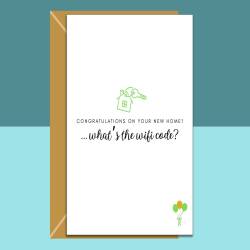 Funny New Home Card - House Warming Gift Ideas - Mortgage - Home Owner Card - Personalised - For Him or For Her.