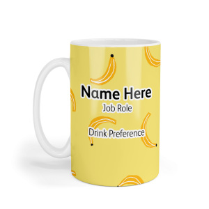 Personalised Ceramic Mug - Bananas
