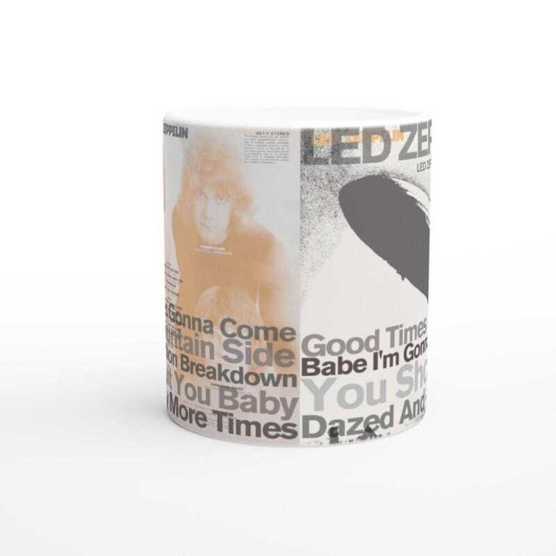 Led Zeppelin Album Track Mug - Ceramic White