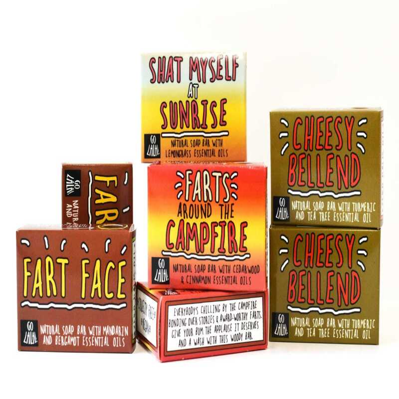 Shat Myself at Sunrise Lemongrass soap