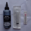 IJ Brand Bottle Ink with 10ml Syringe and Nozzle - Select Requirement -  2 Blacks