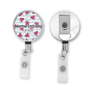 Personalised Metal ID Reel - Summer Watermelons
