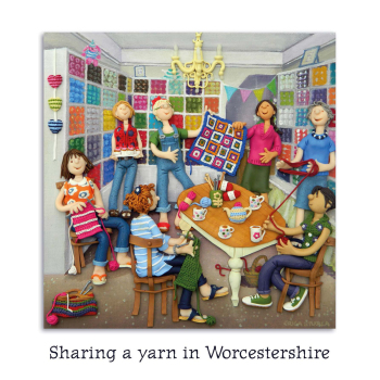 Sharing a yarn in Worcestershire